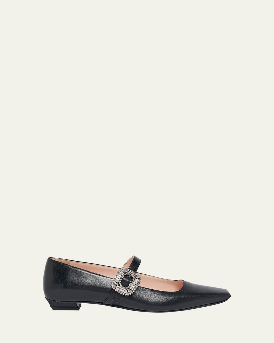 Belle Mini Strass Babies Mary Jane Ballerina Flats